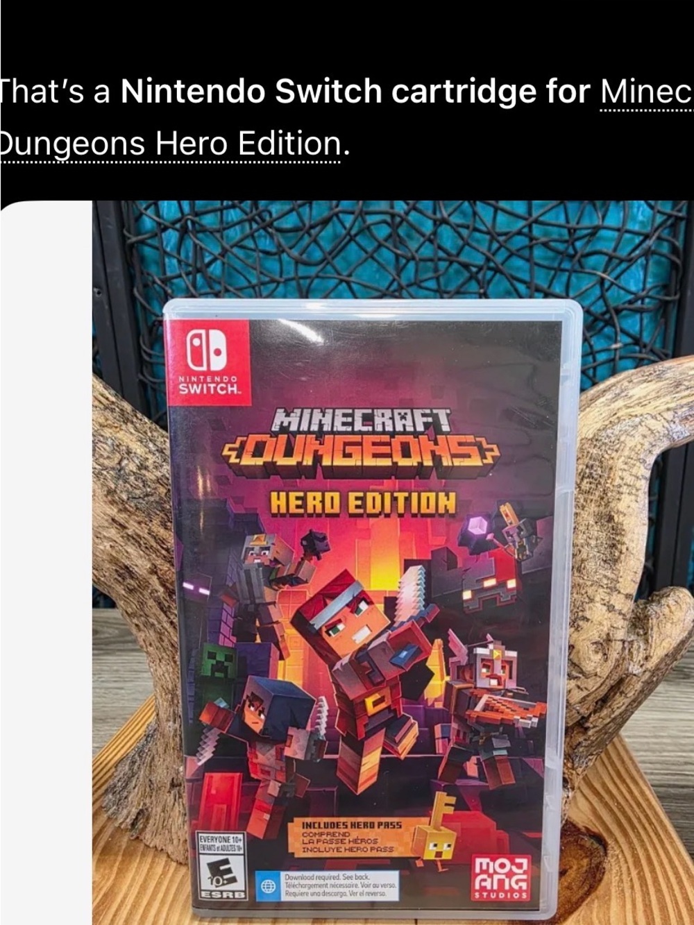 Nintendo Minecraft Dungeons Hero Edition - Red, Orange, Yellow